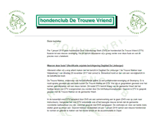 Tablet Screenshot of hondenclubdetrouwevriend.nl